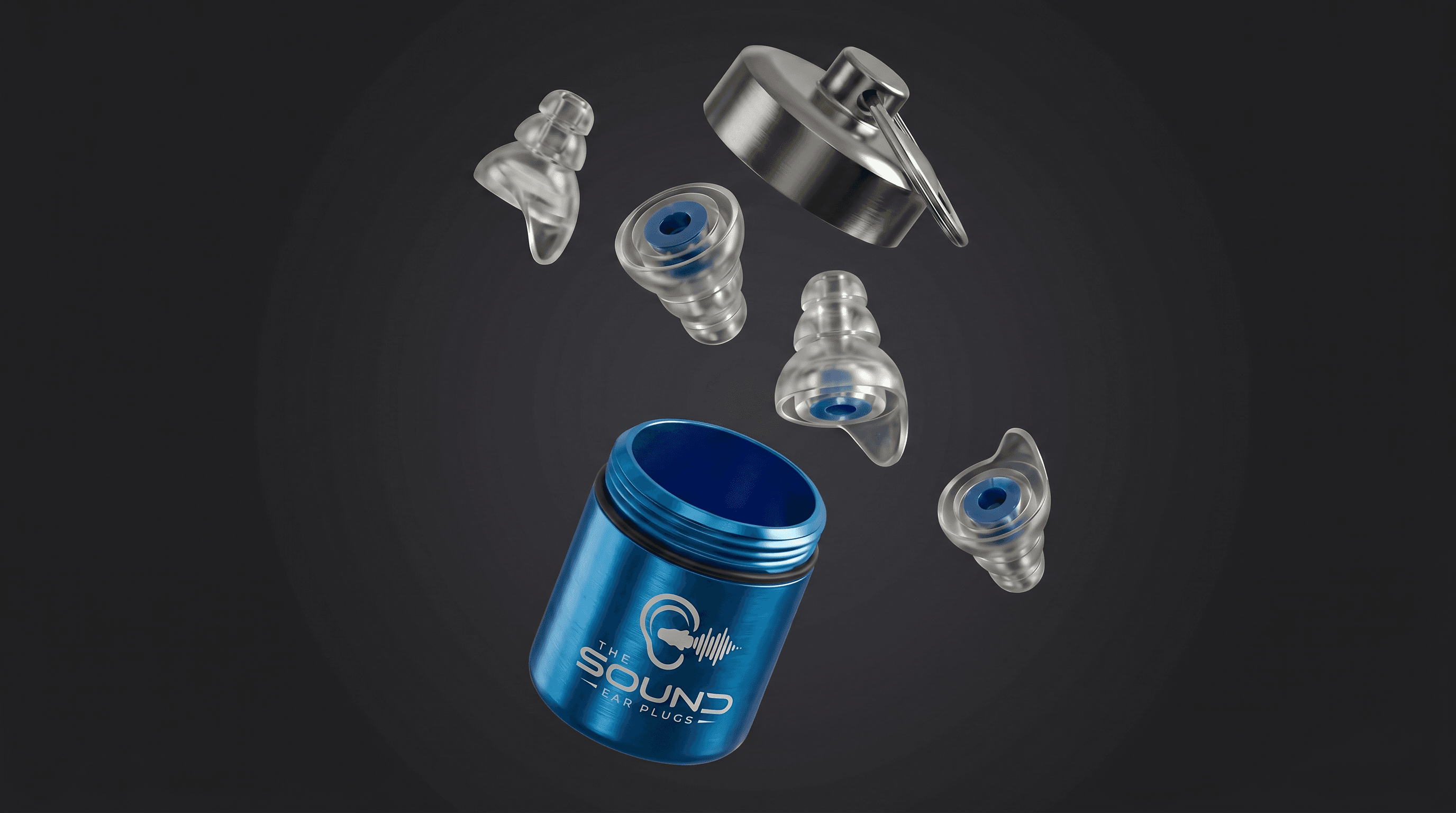 The Sound Ear Plugs en color azul